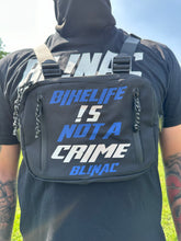 Load image into Gallery viewer, “BL!NAC CHEST RIG” BLUE &amp; REFLECTIVE