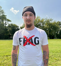 Load image into Gallery viewer, “❌FEAR FG T-SHIRT” WHITE,RED &amp; BLACK