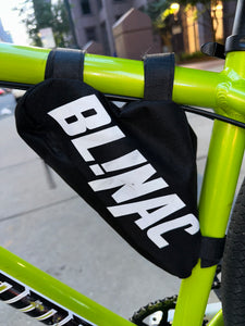 “BIKELIFE !S NOT A CRIME BIKE BAG”LIME GREEN & REFLECTIVE