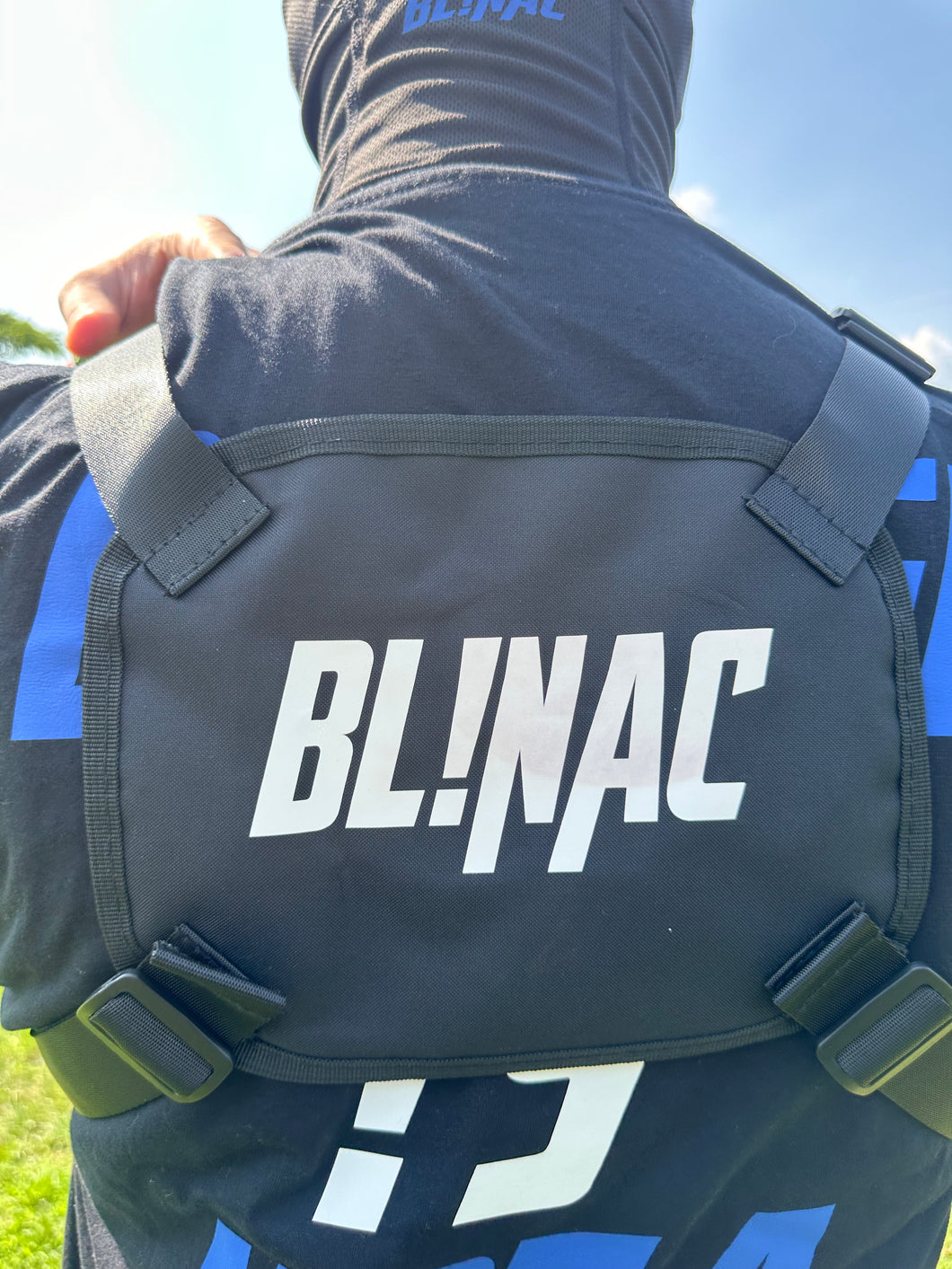 “BL!NAC CHEST RIG” BLUE & REFLECTIVE