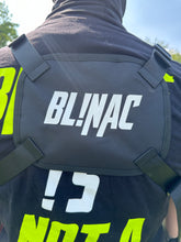 Load image into Gallery viewer, “BL!NAC CHEST RIG” LIME GREEN &amp; REFLECTIVE