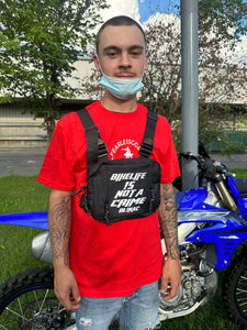 “BIKELIFE !S NOT A CRIME CHEST RIG”